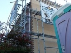金沢市　アパートリノベーション　塗り壁　コーナータイル　