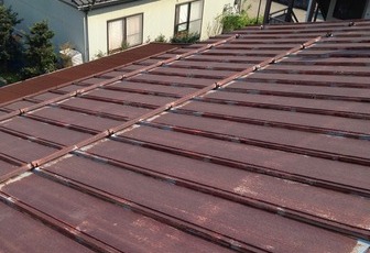 屋根の塗装　塗り替え